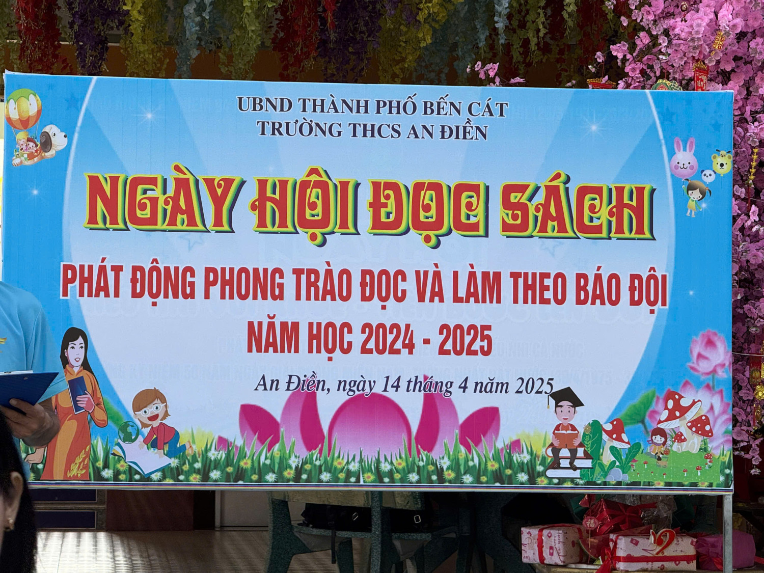 Ngày hội đọc sách trường THCS An Điền